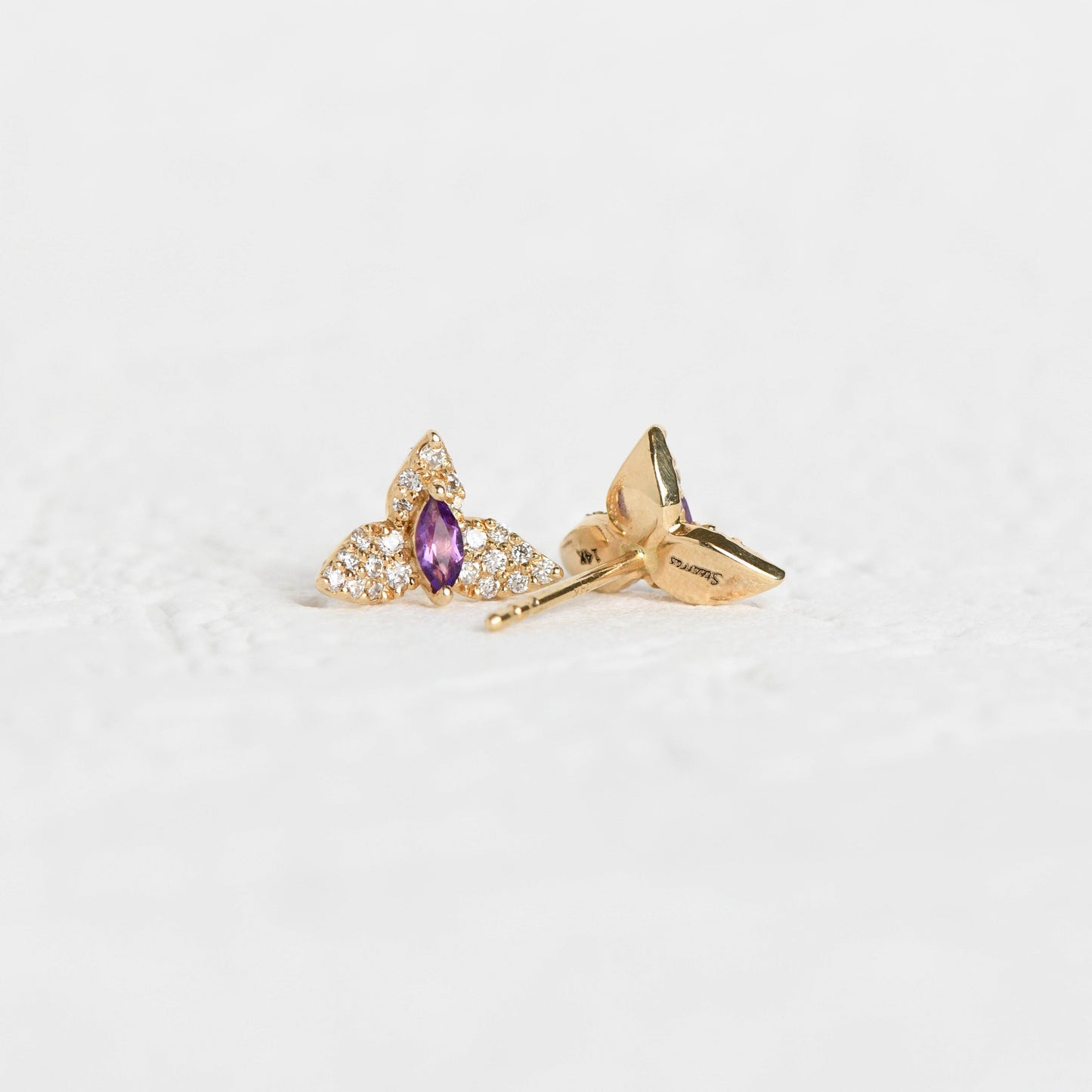 Orchid Stud Earrings - Steorras