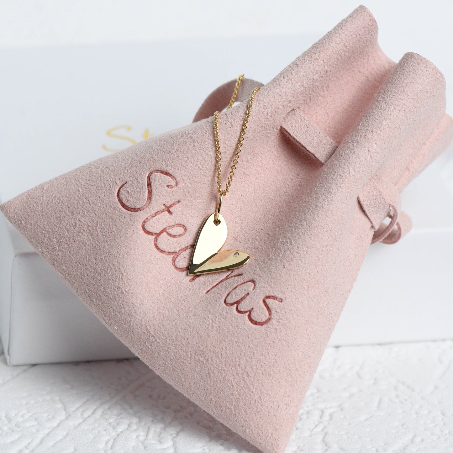 Paper Heart Pendant