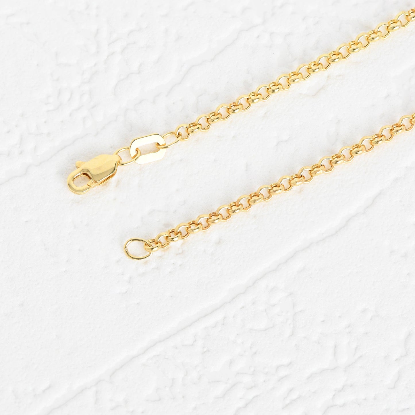 14k Gold Rolo Bracelet