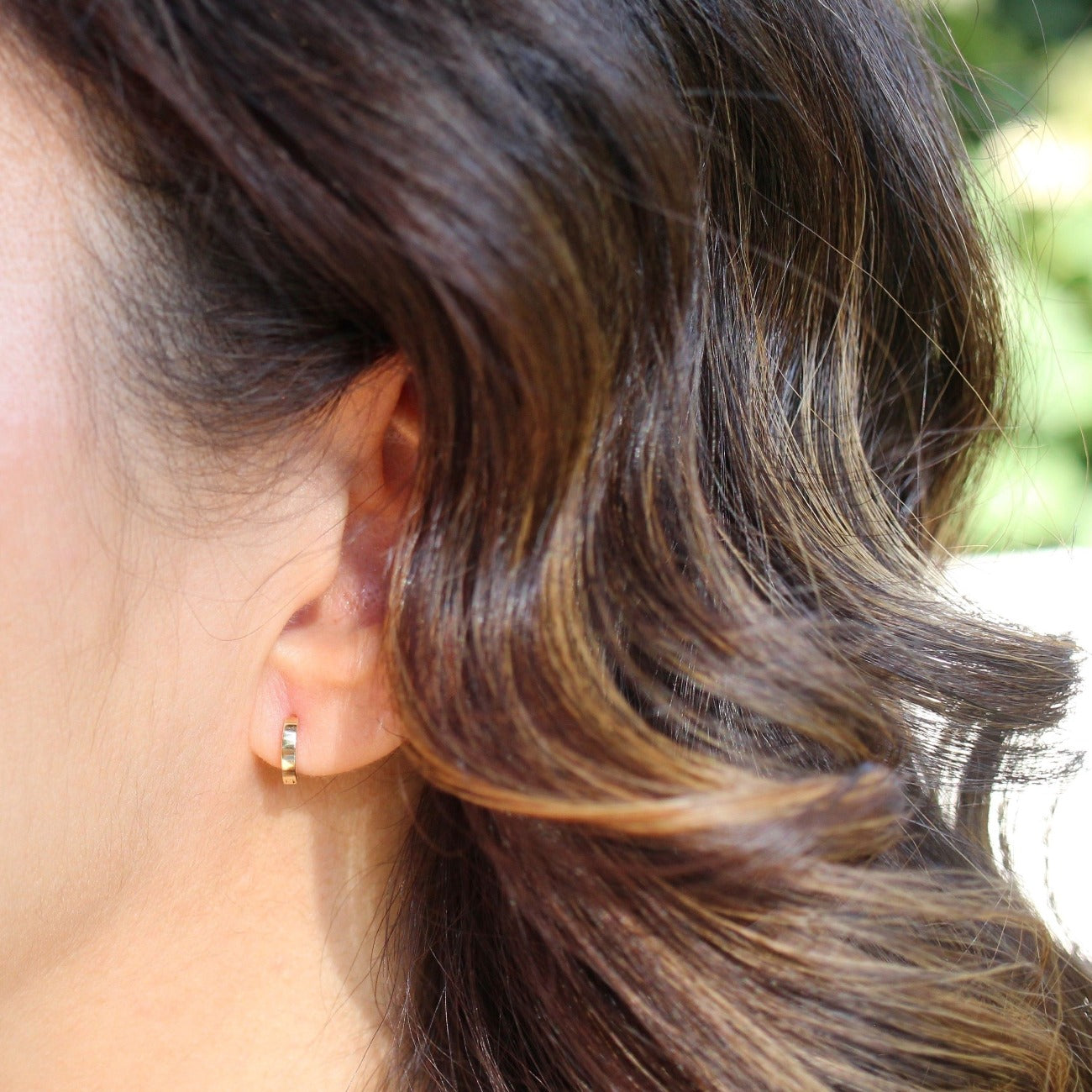 Gold Huggie Earrings