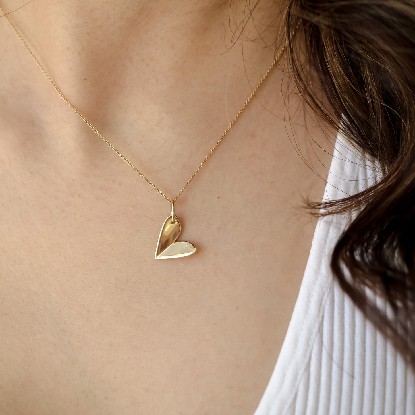 Paper Heart Pendant