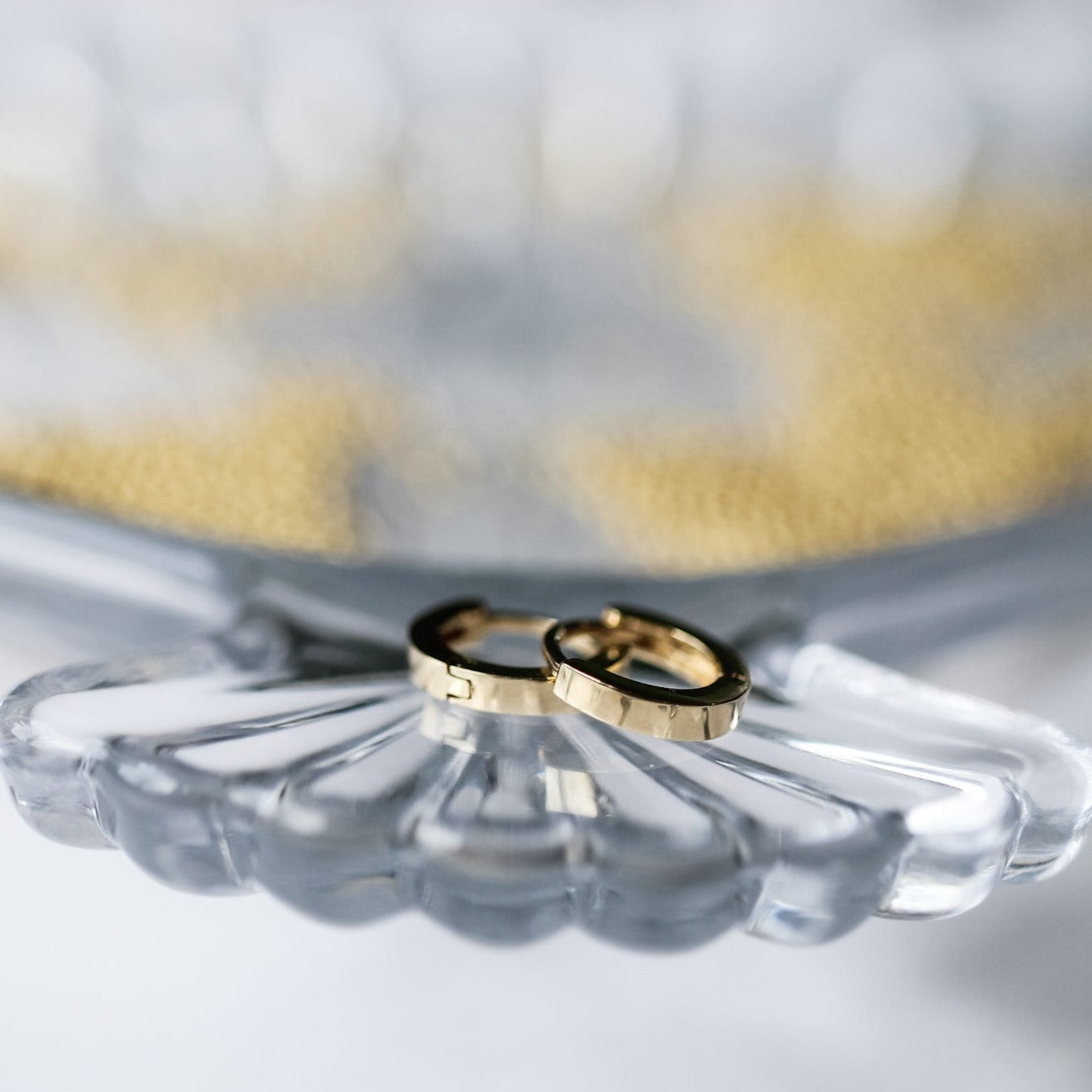 Gold Huggie Earrings