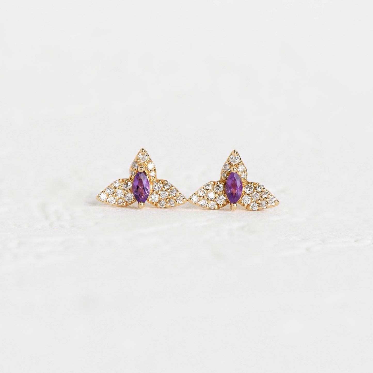 Orchid Stud Earrings